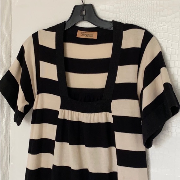 STRIPED SHIFT DRESS. - Picture 3 of 9